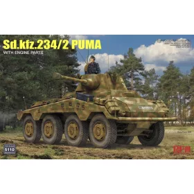 Rye Field Model - Sd.Kfz. 234/2 PUMA w/engine parts