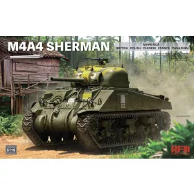   Rye Field Model - 1/35 M4A4 Sherman with workable barrel   metal barrel
