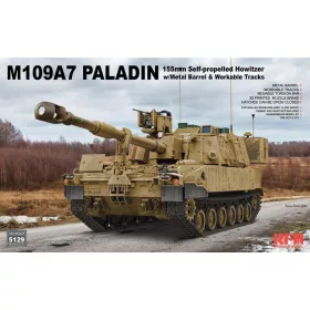   Rye Field Model - M109A7 Paladin w/metal barrel & workable tracks