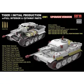   Rye Field Model - Tiger I initial prod. interior-cutaway (UPGRADE)