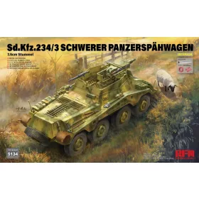   Rye Field Model - Sd.Kfz. 234/3 Pz.Spähwagen with FULL INTERIOR