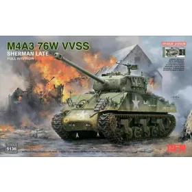   Rye Field Model - M4A3 76W VVSS Sherman late UPGRADE full interior