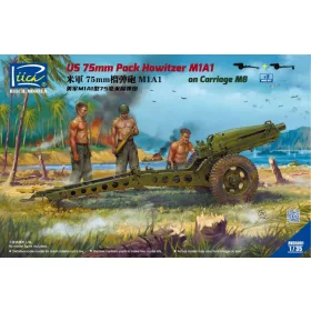 Riich Models - U.S. 75mm Pack Howitzer M1A1 on Carriage M8