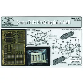 Royal Model - German tank fire extiguisher