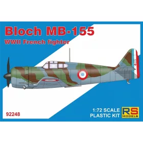   RS Models - Plastikov  model letadla 1/72 Bloch MB-155 5 decal v. for France  Luftwaffe