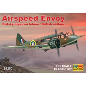   RS Models - Plastikov  model letadla 1/72 Airspeed Envoy 4 decal v. for Spain   Nanking  RAF
