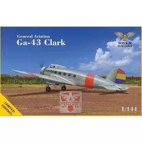   Sova-M - 1/144 GA-43  Clark   (L.A.P.E. airlines/ Manchuria Av.Co./Japan)