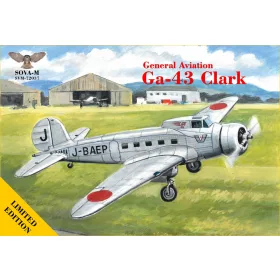 Sova-M - 1/72 GA-43  Clark  airliner (Japan livery)