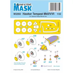 Special Hobby - Tempest MK.II/V/VI Mask