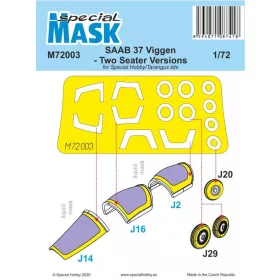 Special Hobby - SAAB 37 Viggen Two Seater Mask