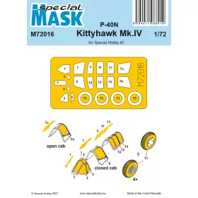 Special Hobby - P-40N/Kittyhawk Mk.IV Mask