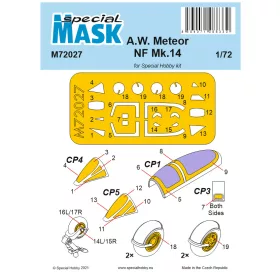 Special Hobby - A.W. Meteor NF Mk.14 Mask