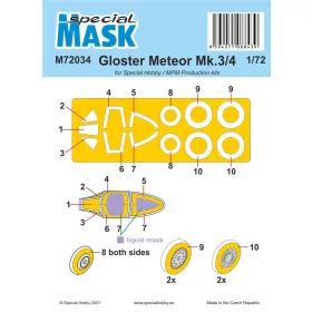 Special Hobby - Gloster Meteor Mk.3/4 MASK