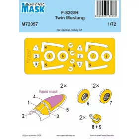 Special Hobby - F-82G/H Twin Mustang Mask