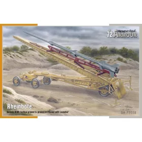   Special Hobby - Rheinbote German WWII tactical ground to ground V-4 Rocket with Launcher