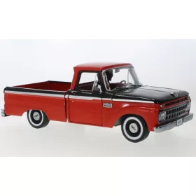   Sun Star - Ford F-100 Custom Cab Pickup  rot/schwarz  1965  1:18