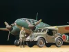 Tamiya - 1:48 Japanese reconnaissance aircraft Mitsubishi Ki-46 III Type 100 and Japanese passenger car Kurogane Type 95 4X4 - Set