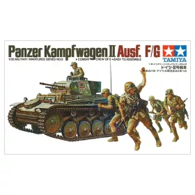 Tamiya - German Panzerkampfwagen II Ausf. F/G - 5 figures