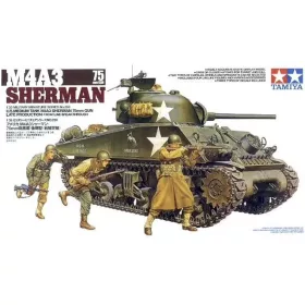   Tamiya - US Medium Tank M4A3 Sherman 75mm Gun Late Production