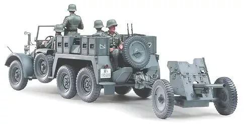 Tamiya - Krupp Towing Truck with 37mm Pak