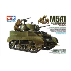 Tamiya - US Light Tank M5A1 - Pursuit operation w/4 Figures