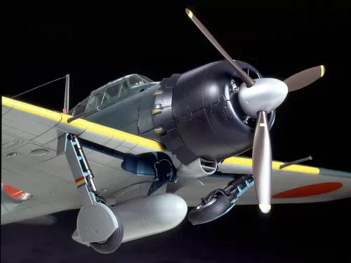 Tamiya - Mitsubishi A6M5 Zero Fighter Model 52 (Zeke) - 2 figures