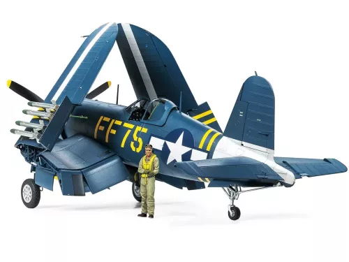Tamiya - Vought F4U-1D Corsair - 1 figure and stand