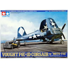 Tamiya - F4U-1D Corsair with  Moto-Tug  - 1 figure