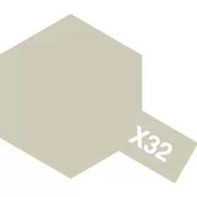 Tamiya - X-32 Titanium Silver - Acrylic Paint (Gloss) 23 ml