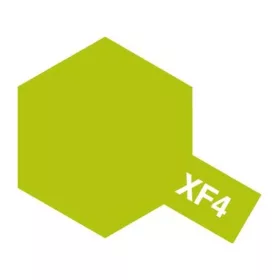 Tamiya - XF-4 Yellow Green - Acrylic Paint Mini (Flat) 23 ml