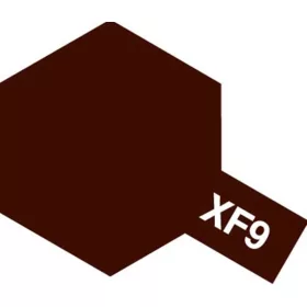 Tamiya - XF-9 Hull Red - Acrylic Paint Mini (Flat) 23 ml