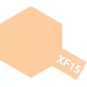 Tamiya - XF-15 Flat Flesh - Acrylic Paint (Flat) 23 ml