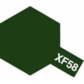 Tamiya - XF-58 Olive Green - Acrylic Paint (Flat) 23 ml