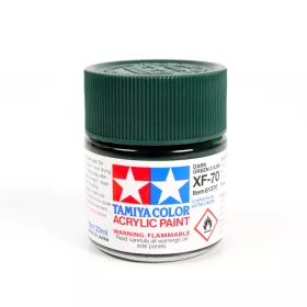 Tamiya - XF-70 Dark Green - Acrylic Paint (Flatt) 23 ml