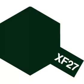 Tamiya - Mini Acrylic XF-27 Flat Black Green 10 ml