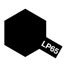 Tamiya - LP-65 Gummi Schwarz matt Lacquer 10ml