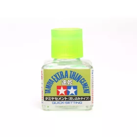 Tamiya - Extra Thin Cement Quick-Setting (40 ml)