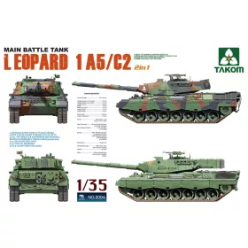 Takom - Main Battle Tank Leopard 1 A5/C2 2 in 1