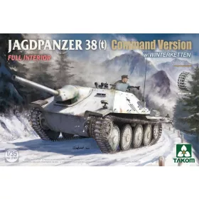   Takom - Jagdpanzer 38(t) Command Version w/ Winterketten Full Interior