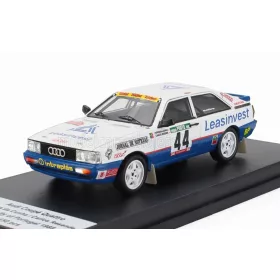   Trofeu - AUDI QUATTRO COUPE N 44 RALLY PORTUGAL 1988 FERREIRA DA CUNHA - CARLOS RESENDE WHITE BLUE