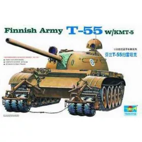 Trumpeter - Finnischer Panzer T-55 Mit Minenr umer