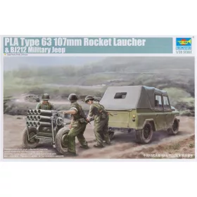 Trumpeter - Pla Type 63 107Mm Rocket Launcher B212
