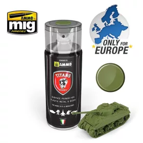   AMMO by MIG Jimenez - TITANS HOBBY Military Green Matt Primer