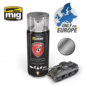 AMMO by MIG Jimenez - TITANS HOBBY Gun Metal Primer