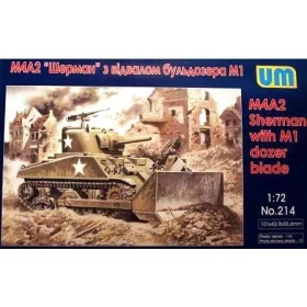 Unimodell - Tank M4A2 With M1 Dozer Blade