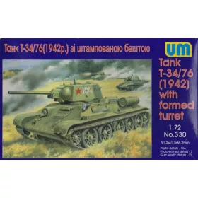 Unimodels - Tank T-34/76 (1942) with formed turret