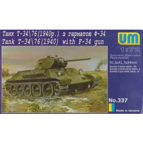 Unimodels - Tank T-34/76 (1940) with gun F-34