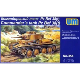 Unimodels - Pz Bef 38 (t) Commanders Tank