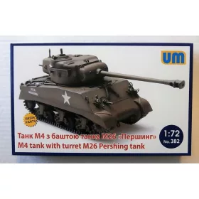Unimodell - M4 Tank with turret M26 Pershing Tank