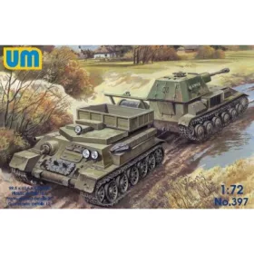 Unimodels - Retriever on T-34 basis with SPG Su-76